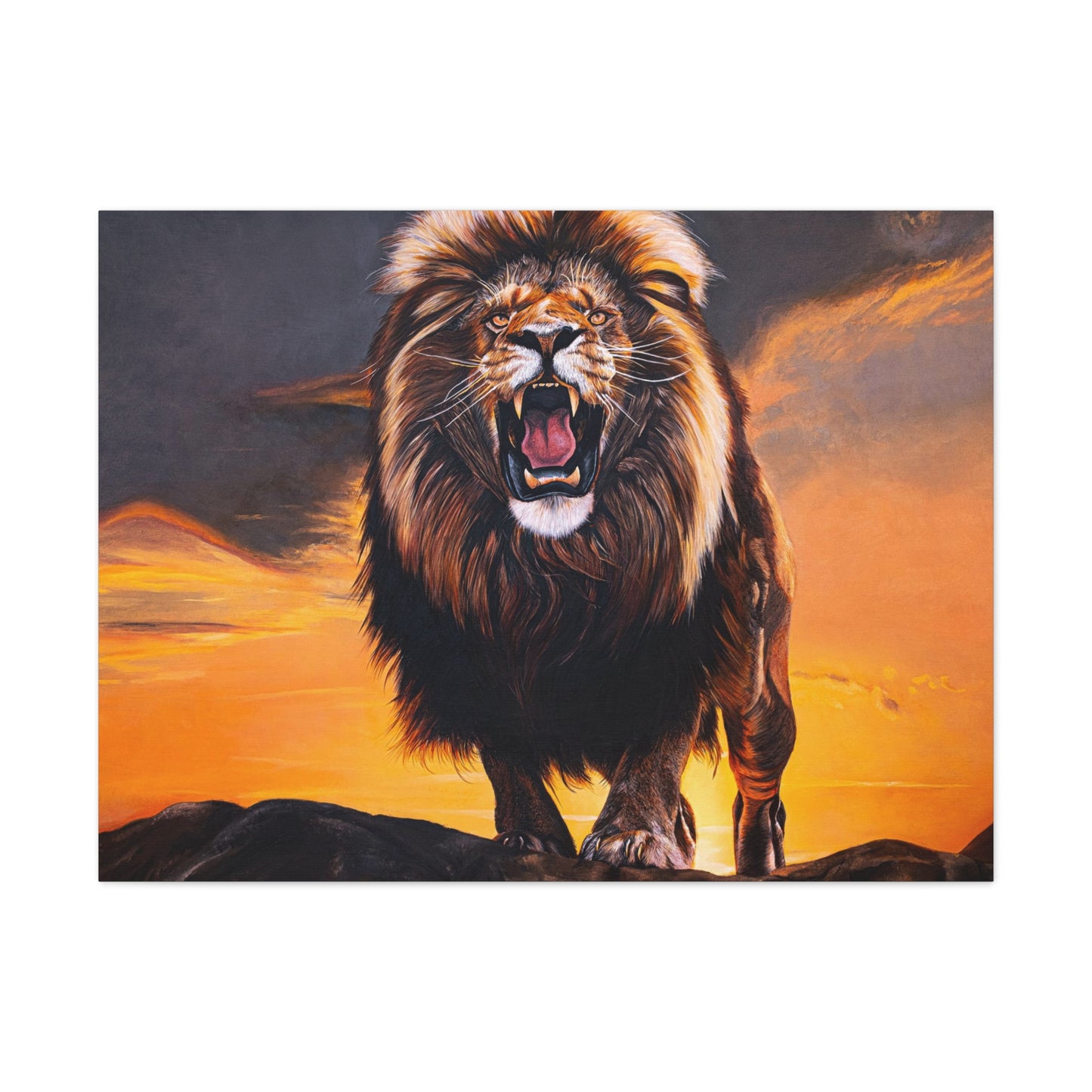 Lion Roar ''Sazar'' Print - Fine Art Print